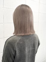 ココ 原宿(KOKO)&nbsp;ミルクティー黒髪小顔オリーブグレーココアベージュボブ