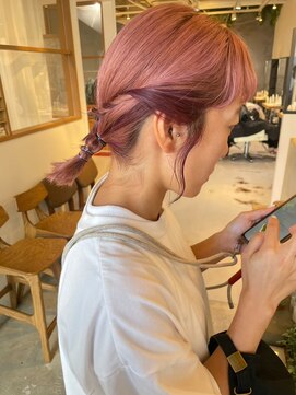 マッシュ グランバーズ 布施(MASHU GRANDVASE) pink color×簡単アレンジ