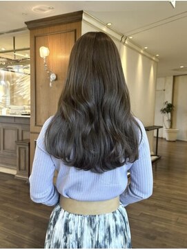 ザック ヴィ(ZACC  vie) レイヤーロング/ヘーゼルグレージュ