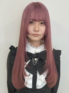 エゴ 池袋(EGO) ピンクカラー/レイヤーカット