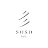 ソソヘアー(soso hair.)のお店ロゴ