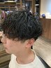 メンズカット+波巻きorツイストスパイラルパーマ　￥16500　学割￥15400