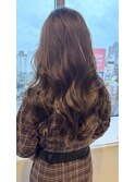 【コテ巻き風パーマ】ふんわりパーマスタイル