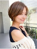 ショートヘア/大人ショート/ショートボブ/30代40代50代/表参道
