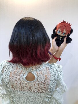 トーキョー オタクヘアー(TOKYO OTAKU HAIR) あんスタ 天城燐音 毛先カラー 裾カラー グラデーションカラー