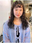 ロング/くるくるパーマ/くせ毛風パーマ