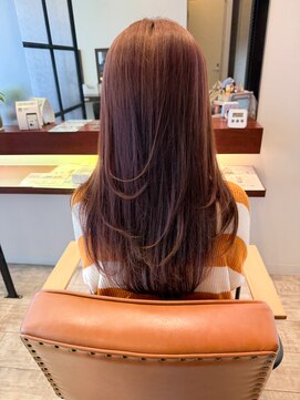 マーリャヘアー(mallia hair) レイヤースタイルレイヤーカットロングレイヤー小顔スタイル