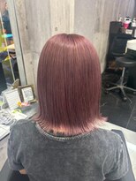 ミニョン(mignon)&nbsp;韓国/ダブルカラー/ブリーチ/ピンク/学割U24/新越谷/南越谷/草加