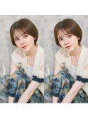 透明感ショートボブ