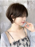 ショートヘア/分け目なし/イメチェン/30代40代50代60代/表参道