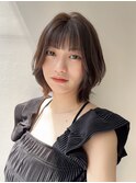〇夏っぽふんわりレイヤーボブ @吉元