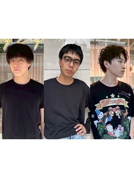 メンズスタイルが得意なスタイリストが在籍