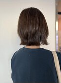 くびれボブ/切りっぱなしボブ