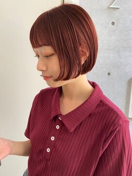 ネオリーブ クーロ(Neolive curro) タッセルボブ×カラー髪質改善カラー[縮毛矯正/酸性ストレート】