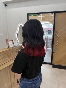 スイ(sui) グラデーションカラー レッド