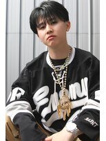 リコ ヘアアンドリラクゼーション 名駅店(LICO HAIR＆RELAXATION)&nbsp;メンズ　シースルーマッシュ　名古屋駅/眉毛/メンズサロン