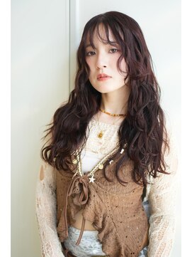 ヘアーアンドメイク ニューヨークニューヨーク 姫路店(Hair&Make NYNY) レイヤー/チェリーレッド