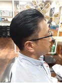 MEN’S HAIR/サーフカール/刈り上げセンターパート/新大塚