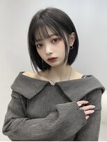 レア 渋谷(Le'a)&nbsp;【Ｌｅ’ａ】ボブ　グレージュカラー　髪質改善