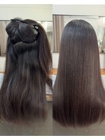 ヴァンサンク(Vingt-cinq)&nbsp;【髪質改善縮毛矯】ビフォーアフター