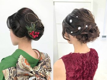 ステラ(Stella)の写真/ヘアセット専門店ならではの,丁寧な技術で崩れにくいスタイルをご提供!大切な日はプロの技でより華やかに♪