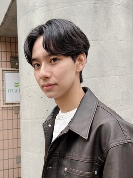 マイロ(mailo) 韓国風センターパートニュアンスパーマナチュラルセンターパート