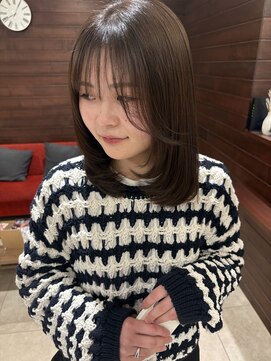 ジャム(Jam) 【jam_NAOE】オリーブベージュ×ミディアムレイヤー