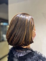 サンカリ 真法院店(SANKARI) 【動き×ツヤで魅せる大人ボブ】