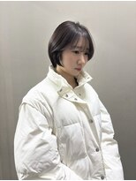 ヌークバイラヴェスト 四日市(neuk by lovest) グレージュ×エンドカラー