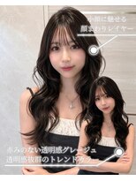 エルバイラビス 大宮(elu by lovis)&nbsp;《巴結生》ダークグレージュ/顔まわりレイヤー/大宮
