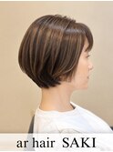 乾かすだけでまとまるショートスタイル
