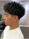 フェードカット メンズショート スパイキーショート 刈り上げ