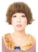 黒髪も◎無造作ルーズなほつれウェービー♪マニッシュショート