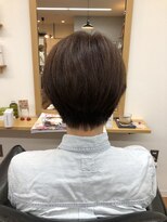 ヘアー サロン ニータ(hair salon nita) 大人ショート×耳出し×ブラウン