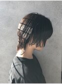 外ハネボブ/アッシュブラウン/ネオウルフ/デザインカラー