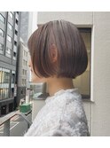 ミニボブ × ミルクティー Hair Design Collet Ginza