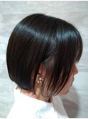 ボブ×ナチュラルブラック