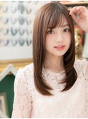 ■大人可愛い斜めバングショコラベージュ110★川口20代30代40代