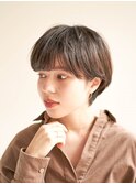 オフィスヘア/エアリーミディ/ショートパーマ/池袋