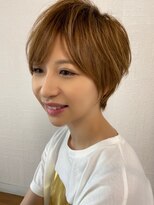 クラン(clan)&nbsp;前下がりボブ/モテ髪カタログ/小顔に見せるヘア/前髪カット