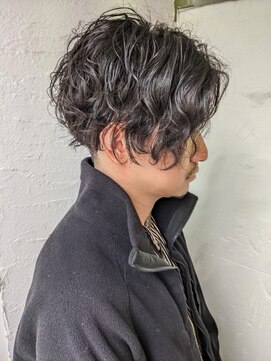 ムーンジェジェ(moon jeje) 雰囲気抜群！ウェットなスパイラルパーマ★藤原