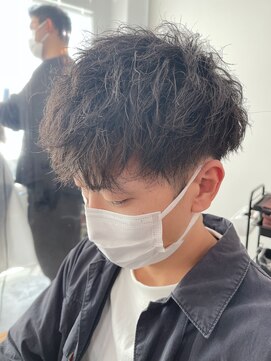 バトー バイ トリコ 船橋北口店(BATEAU by tricot) メンズ×ソフトツイストパーマ