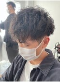 メンズ×ソフトツイストパーマ