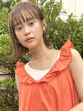 ロンド 表参道店(Lond) 外はねボブ　お顔周りカット　ボブ