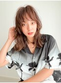 ACE 横浜 透明感グレージュ×ゆるふわ外ハネスタイル