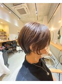 《緑橋/女性サロン》大人ショート　キレイショート　襟足