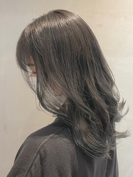 ダブル(W) 透明感グレージュ☆