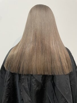 ダスティ穂高店 ホワイトベージュ_ハイトーンカラー_シルキーベージュ◎20代30代