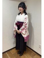 ビューティーサロン ホープ(beauty salon HOPE) キュート系ふんわりハーフアップ