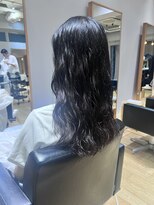 ジェノ(JENO by apish) モードで大人ガーリーなゆるめ波巻きmixパーマ!